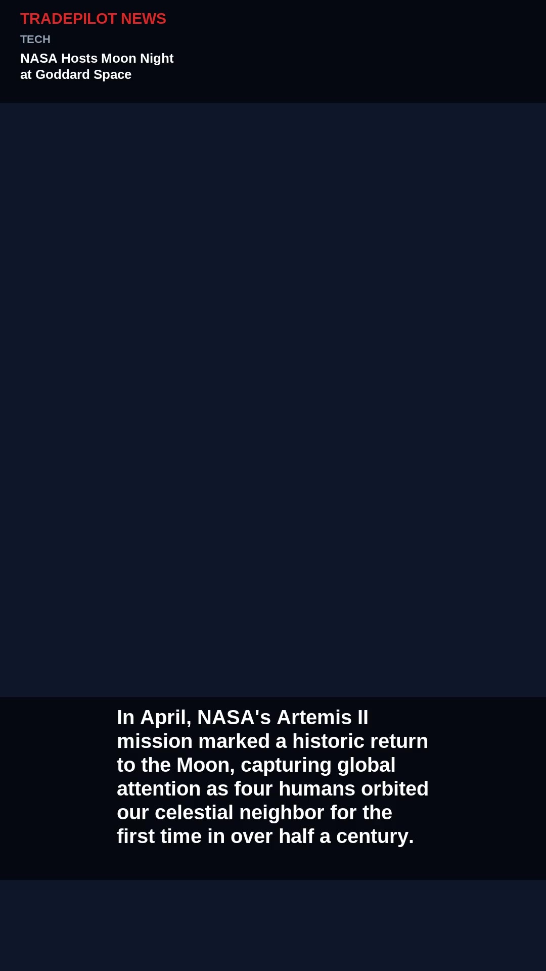 NASA Hosts Moon Night at Goddard Space Center