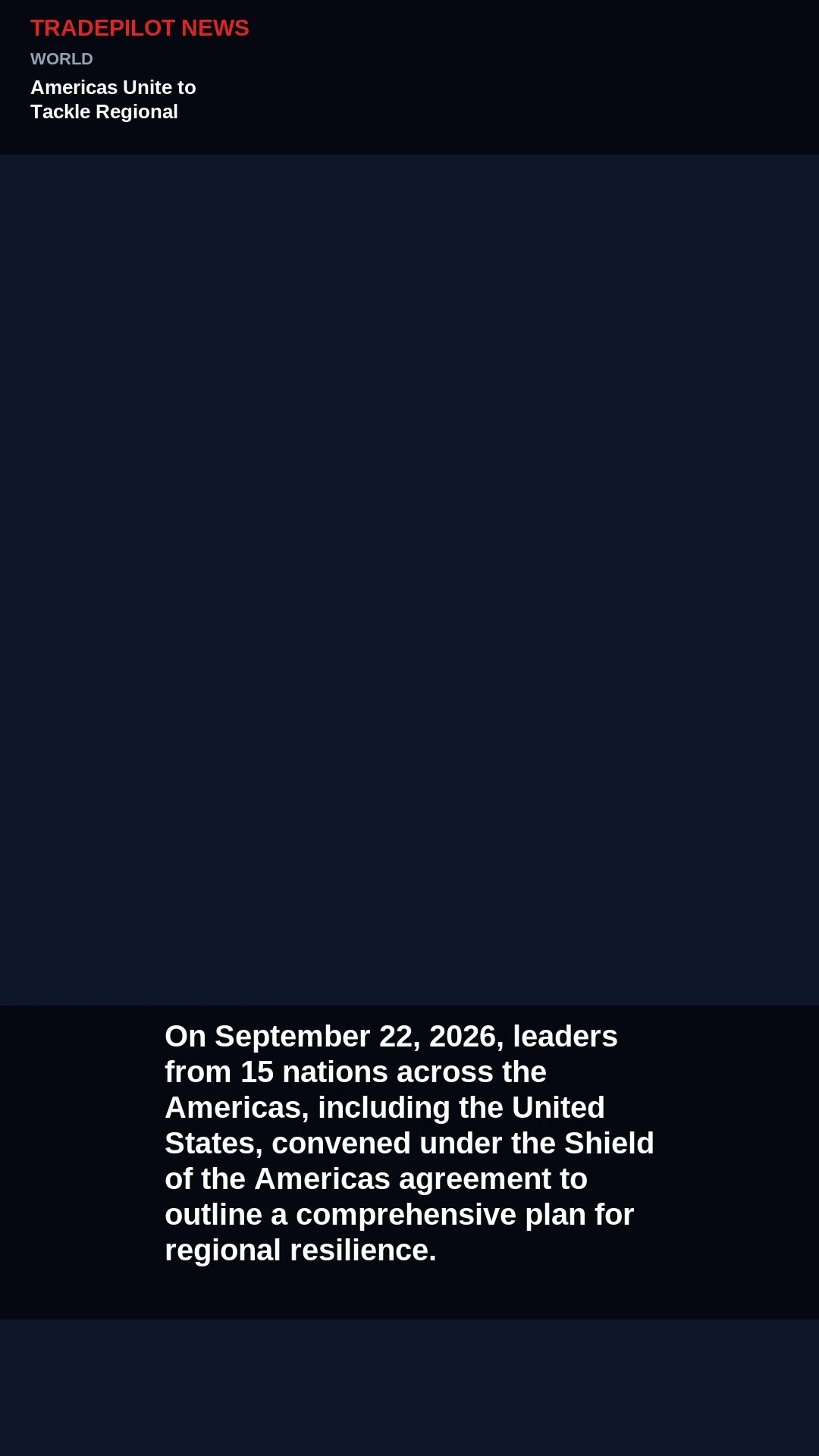 Americas Unite to Tackle Regional Security Threats