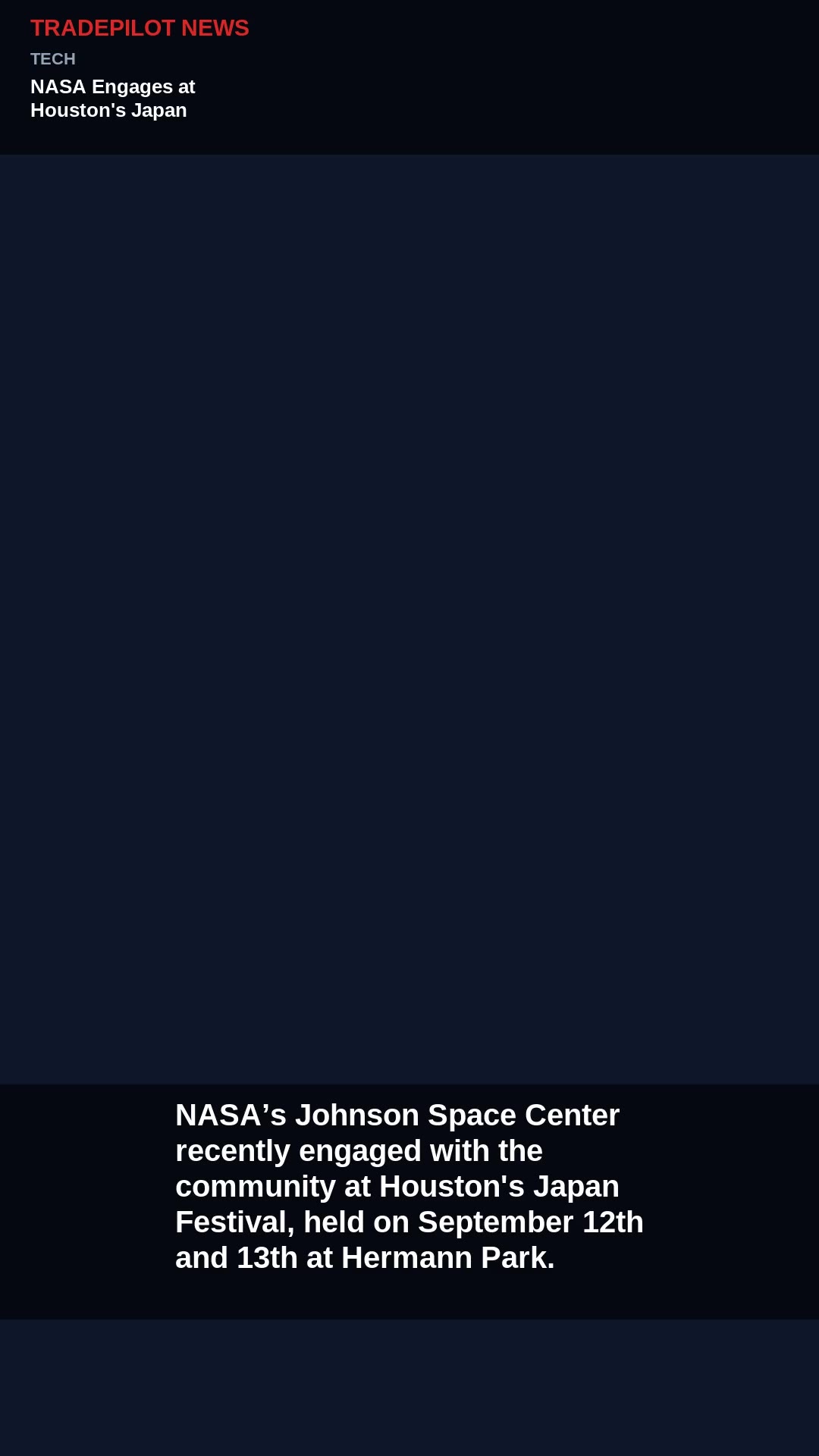 NASA Engages at Houston's Japan Festival