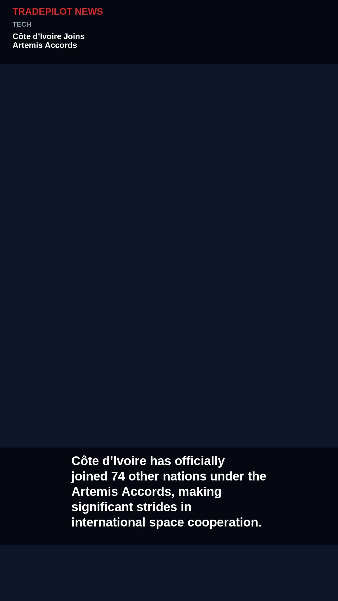 Côte d’Ivoire Joins Artemis Accords